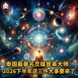 泰国灵媒普莱大师最新预言：2026年下半年这些事将要发生